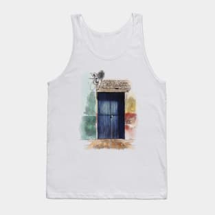 Door painting Tank Top